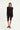 black long sleeve tshirt and capri
