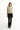 butter yellow-and-grey thin striped zip up knit sweater