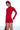 LENA ZIP UP HOODIE - RED