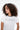 RHINESTONE MINI TEE - WHITE
