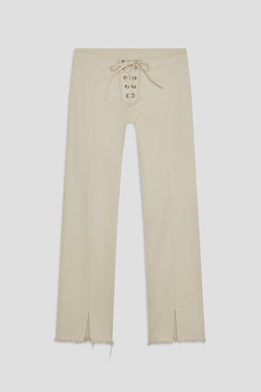 offwhite laceup jean