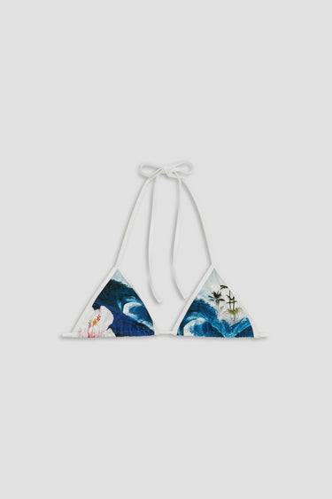 ROXY KAUAI BIKINI TOP - WAVE PRINT