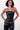 LUPE CORSET - BLACK LEATHER