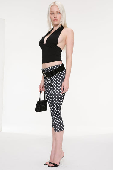 CARLA CAPRI - BLACK AND WHITE POLKA DOT