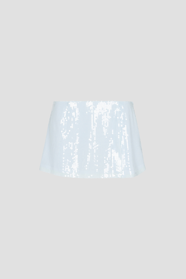 MICRO MINI SKIRT - GLACIER
