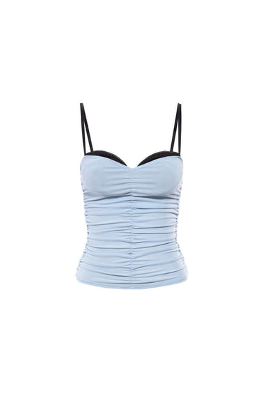 RENZO TUBE TOP - BABY BLUE